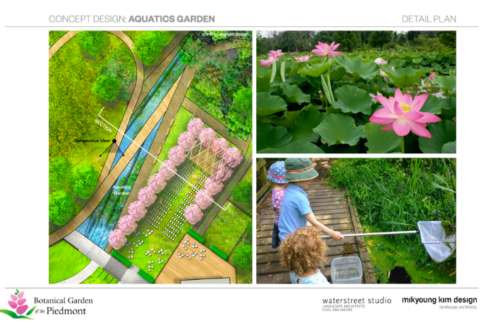 Botanic Garden of the Piedmont Aquatics Center Concept Drawing